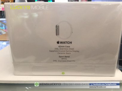   AppleWatch Standrad 42MM เครื่องศูนย์ไทย TH ยังไม่แกะซีน ยังไม่ Activate 